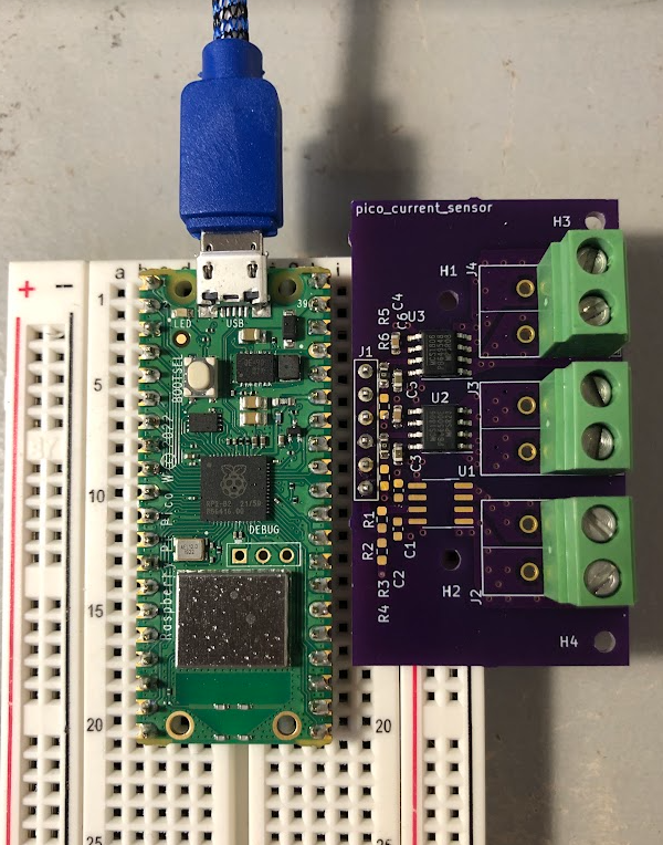 Raspberry Pi Pico 3 Channel WIFI current meter | Details | Hackaday.io