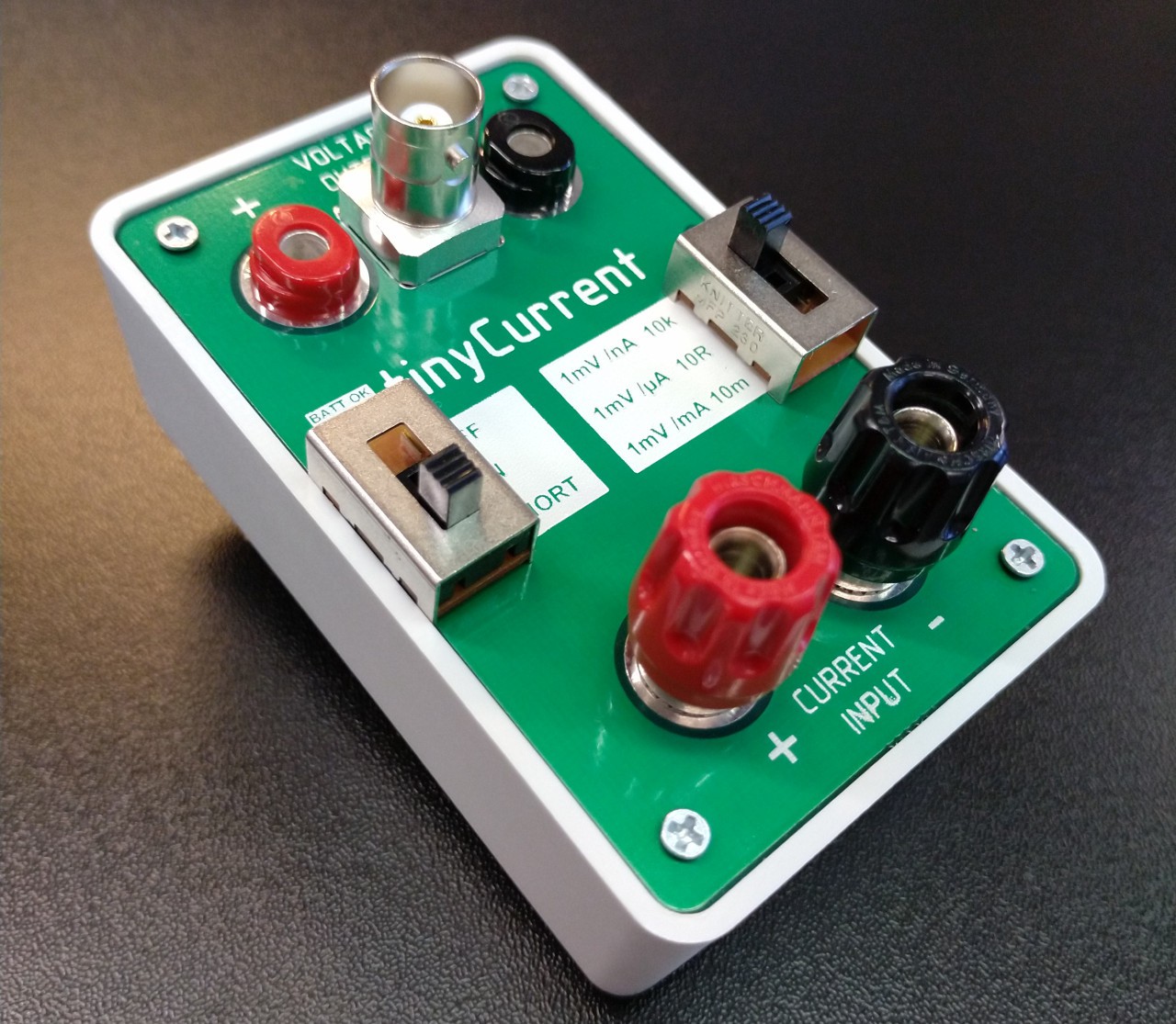 Tinycurrent-R low current measurement desvío and amplifier ucurrent Gold Clone