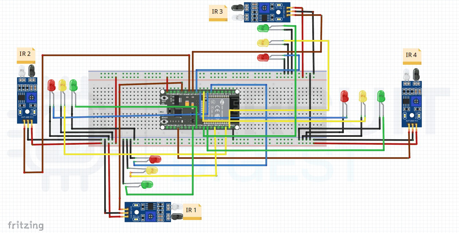 Smart Traffic Management System Using IoT | Details | Hackaday.io