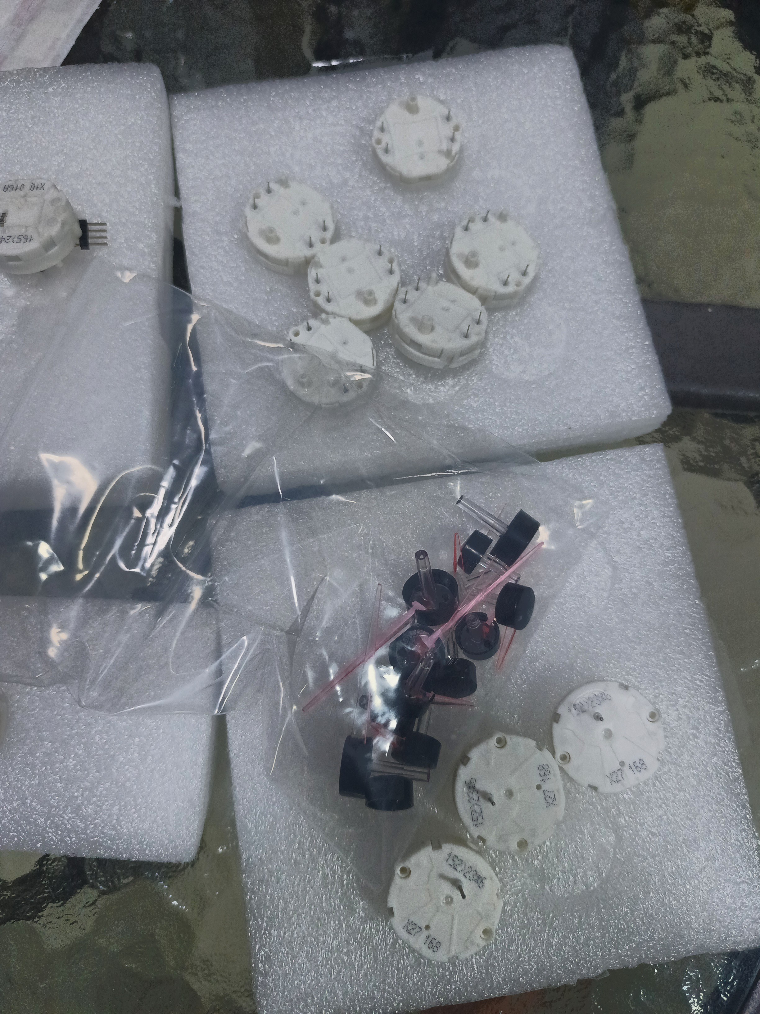 Gauge motors and needles received from AliExpress