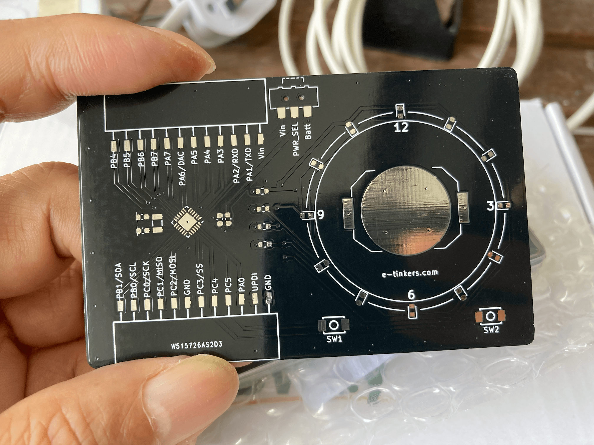 "PCB Component side before assembly"