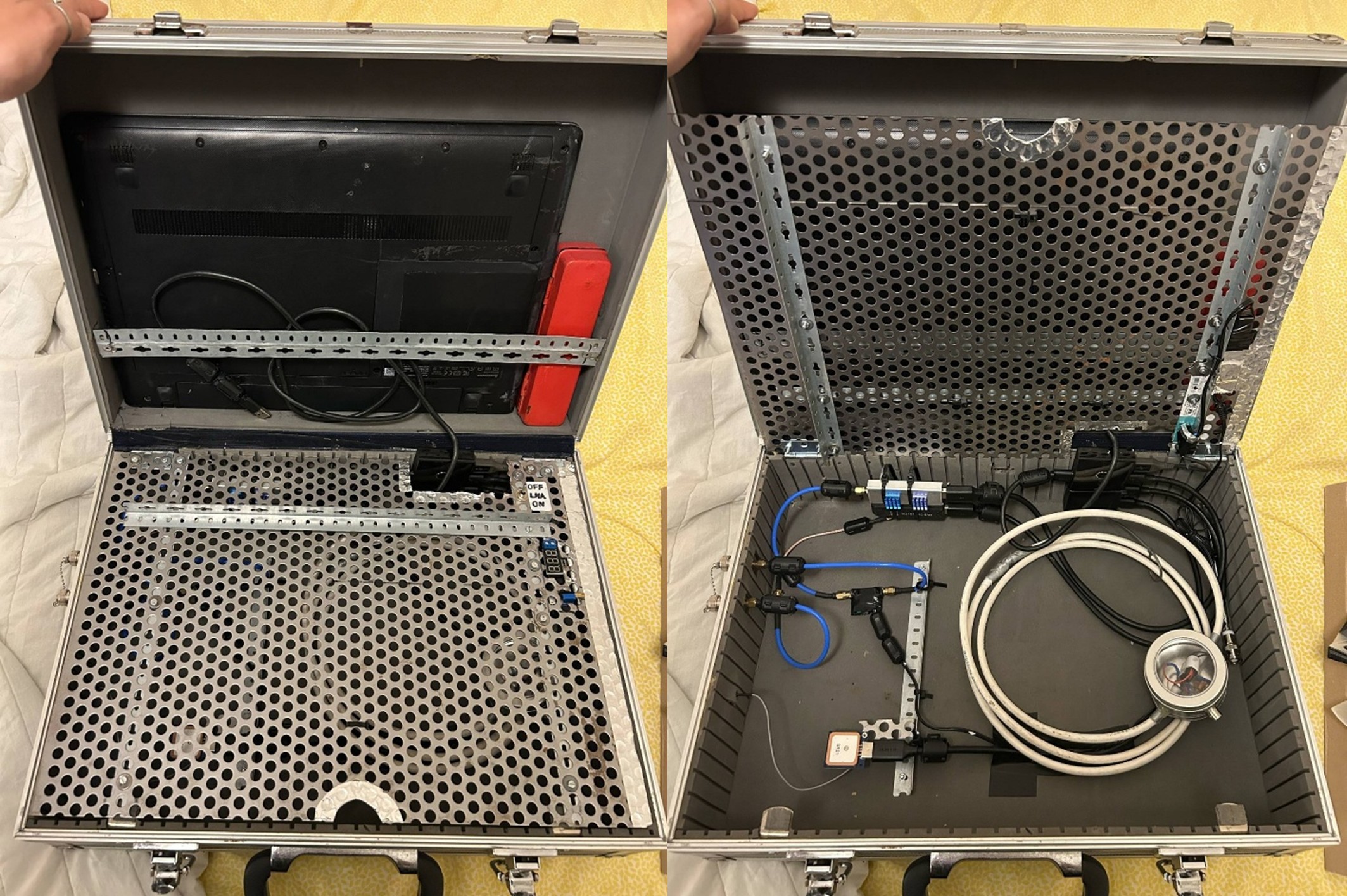Original portable SDR suitcase.