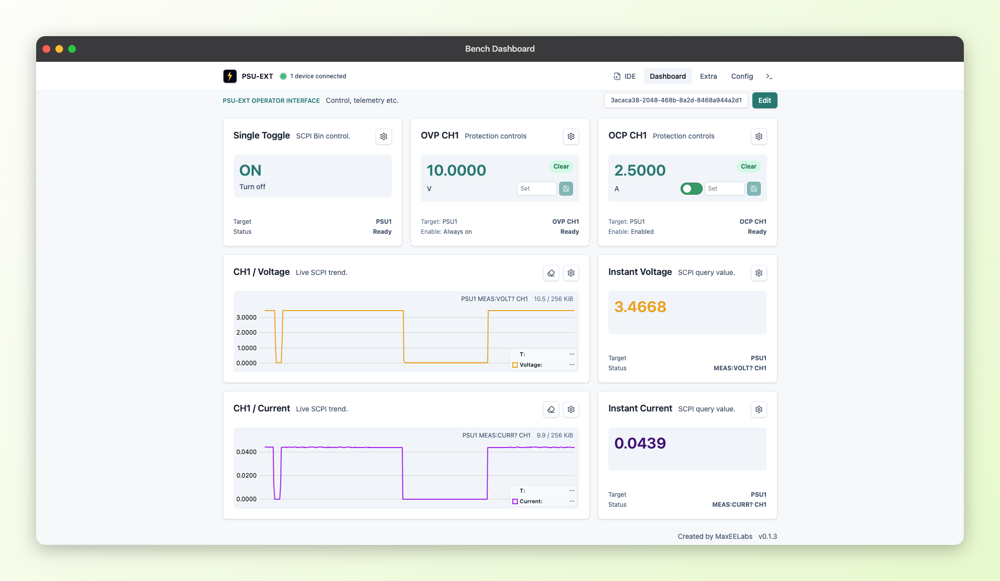 PSU-EXT Dashboard