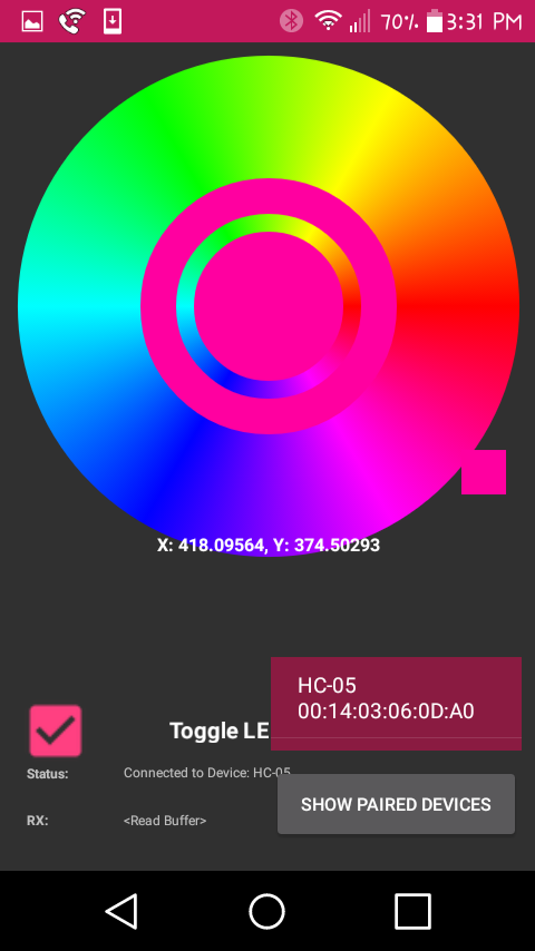 arduino rgb led all colors