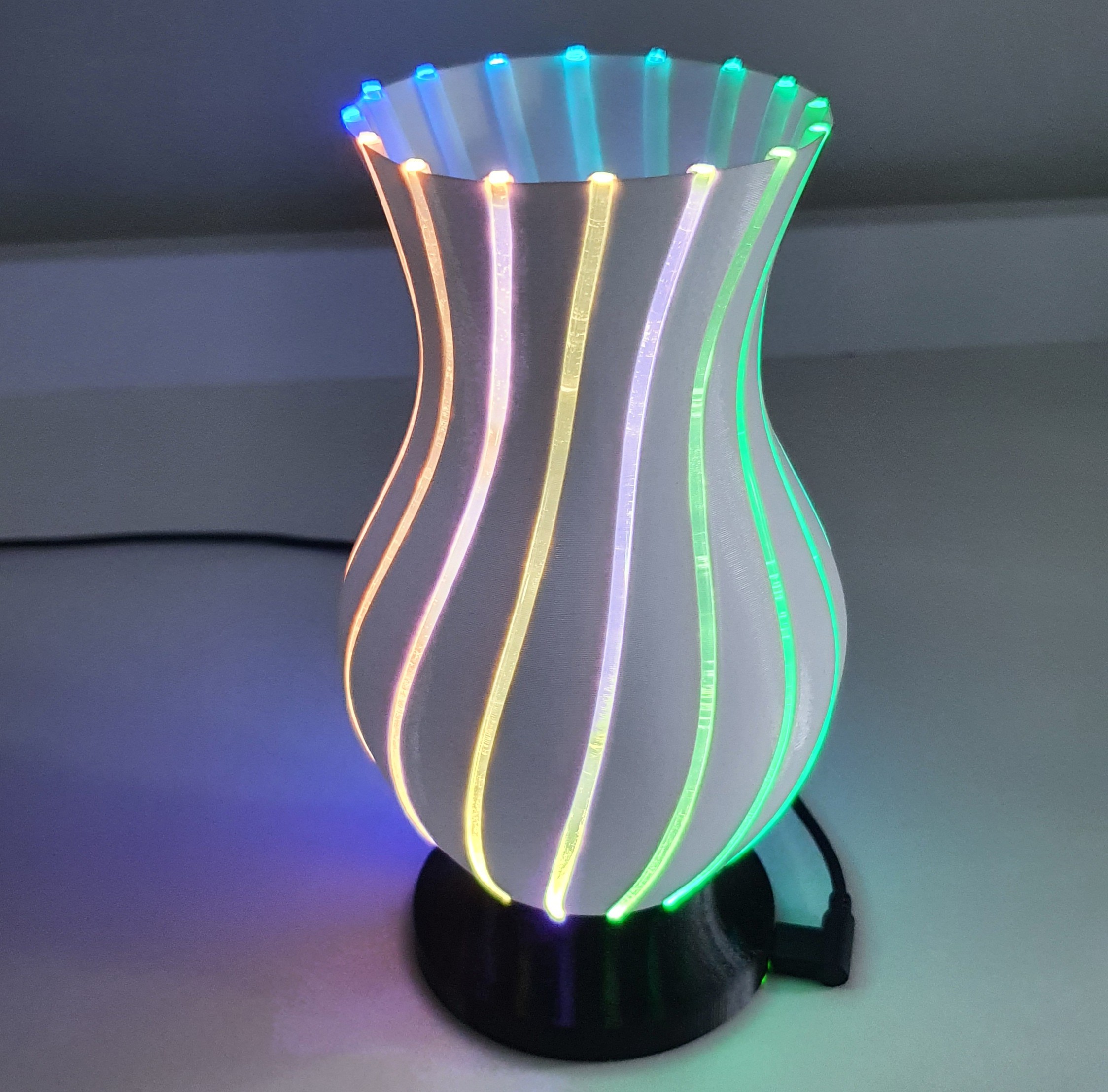 3D Filament as light guide, Details