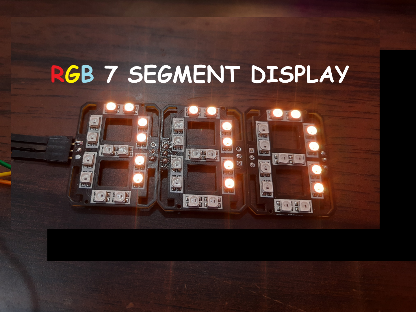Gallery Rgb 7 Segment Display Using Neo Pixel Led 