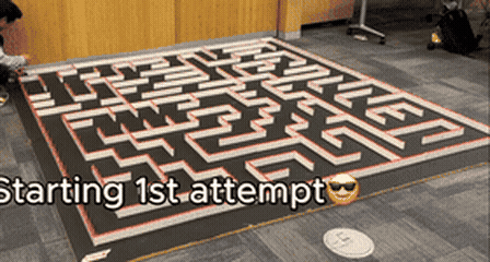 Explore run on the AAMC 2026 maze, from my run video.