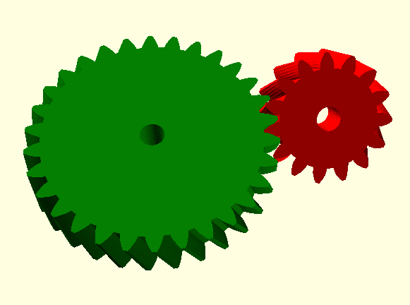 Crossed Helical Gears in OpenSCAD | Hackaday.io