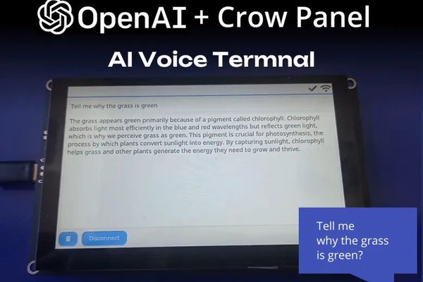 Open AI Terminal on CrowPanel Advance