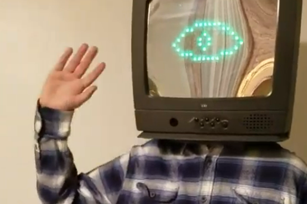 Computer Head Costume
