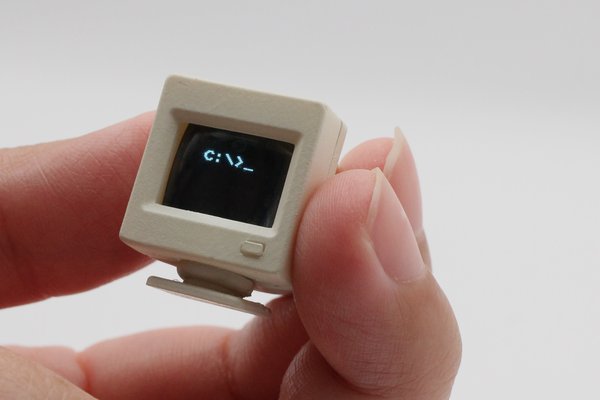 RetroPrompt: A Tiny CRT-Style OLED Monitor