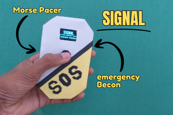 SIGNAL:Pocket Morse Pacer & Emergency Beacon