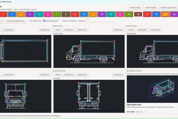 3D Wireframe Generator from Blueprint Images