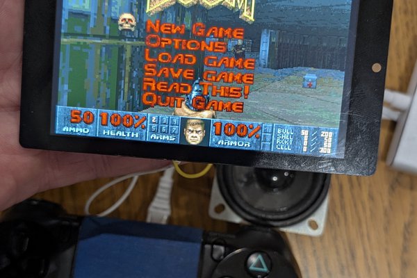 Doom on esp32 P4 + C6 4.3" display
