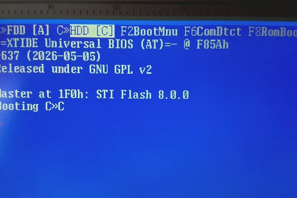 Toshiba T1200XE XTIDE BIOS Mod