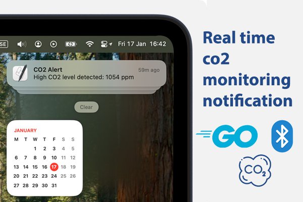 Real-Time CO₂ Monitoring MacOS App
