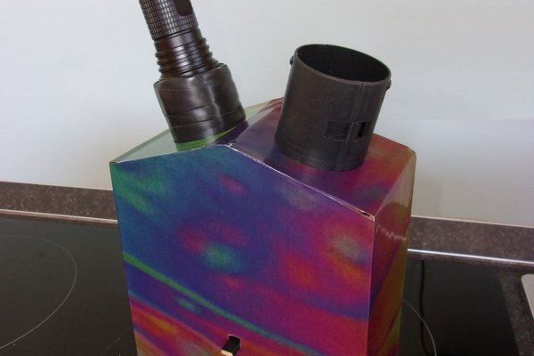 Maelstrom Lamp: Analogue Interference Light Art