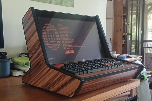 Retro Terminal Control Panel for Bartop Arcade Cab