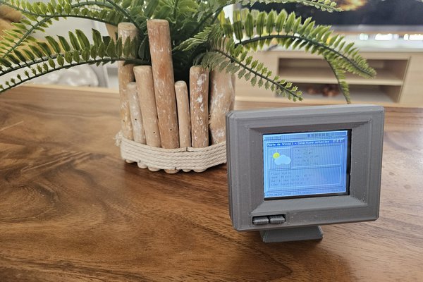 Win95 Retro Weather Display