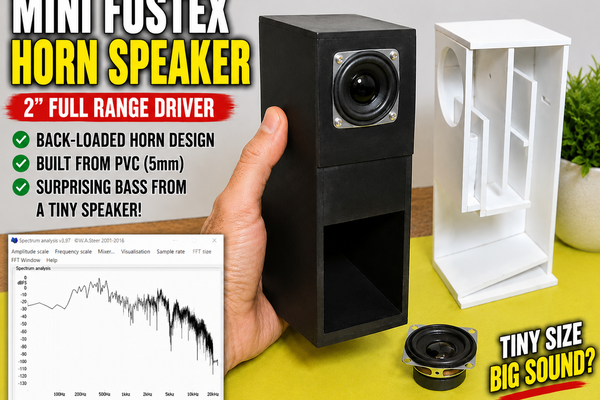 Building a Mini Fostex Horn Speaker Box