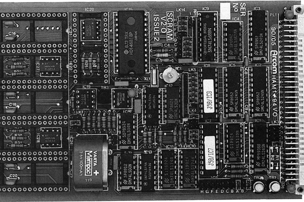 STEbus CMOS RAM, RTC & EPROM (SCRAM)