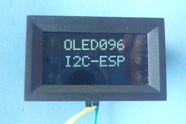 Panel-mount 0.96" bare OLED with screw terminals