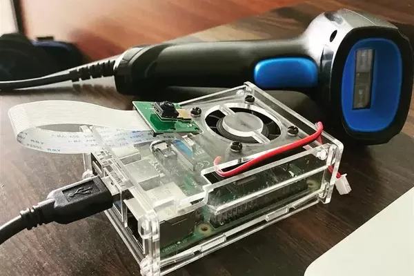 Raspberry Pi Barcode Scanner Terminal for Inventor