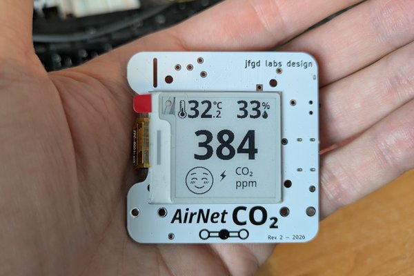 AirNet CO2 - Low-Power CO2 Monitoring Device