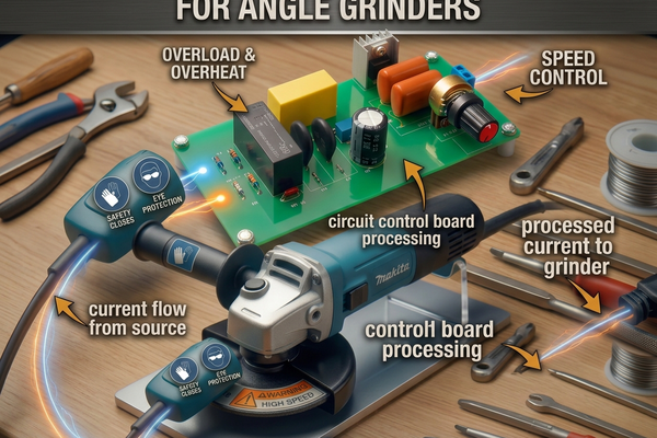 Soft Start & Speed Control for Angle Grinder