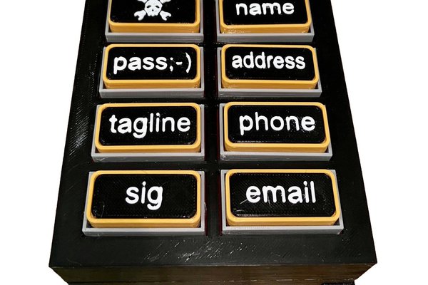 MacroPad With Tile Holder Buttons PCB Edition