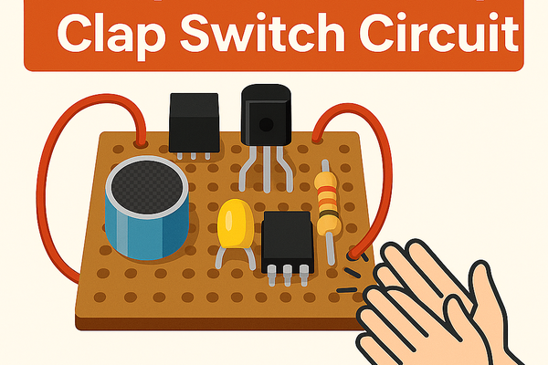 Simple and Cheap Clap Switch Circuit