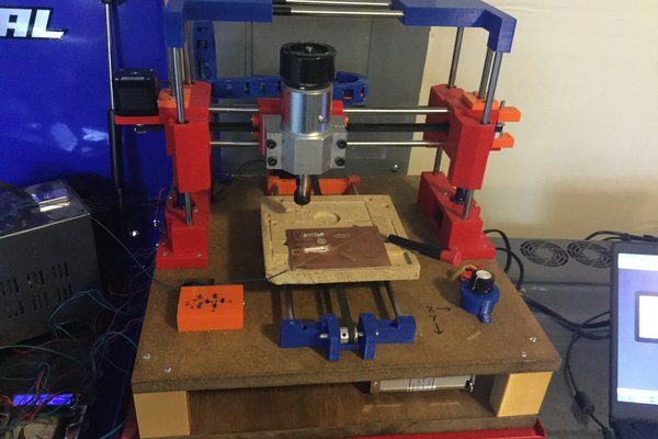 3D Printed PCB mill