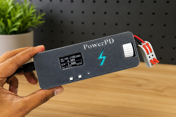 PowerPD — ESP32 USB-C PD/PPS Bench Power Supply