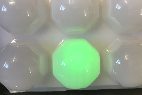 Ping-pong ball (ice cube tray) neopixel display