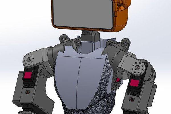 Almost humanoid robot