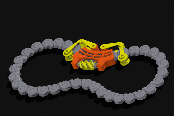 Hubless Bicycle Model