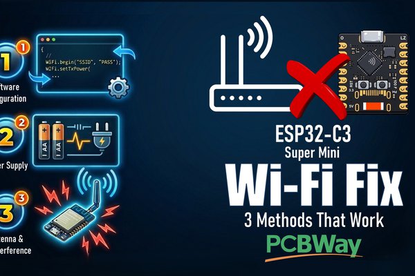 ESP32 C3 Super Mini WiFi Fix - 3 Methods That Work