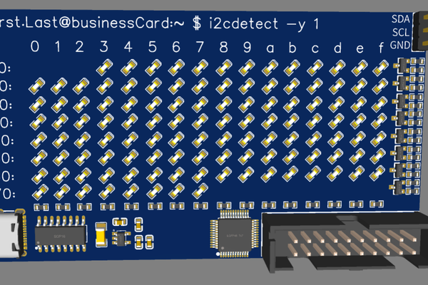 I2CDetect Business Card