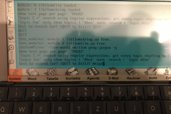 Psion 5MX - Kludged Linux