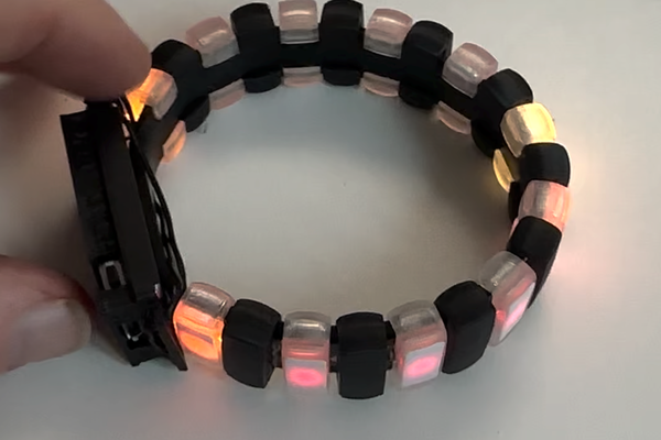 Animated Wrist Band: Compact Light You Can Wear