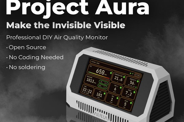 Project Aura — Open-Source ESP32 Air Quality