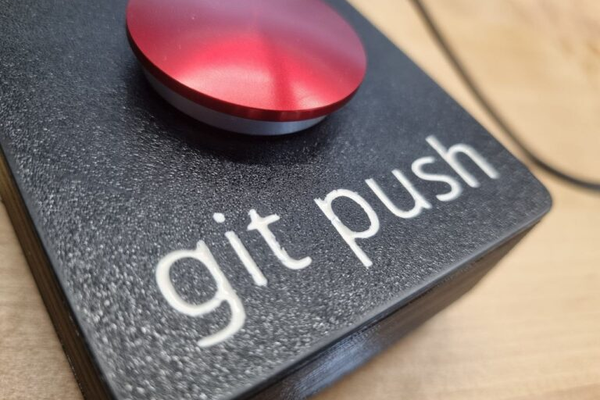 Git push button