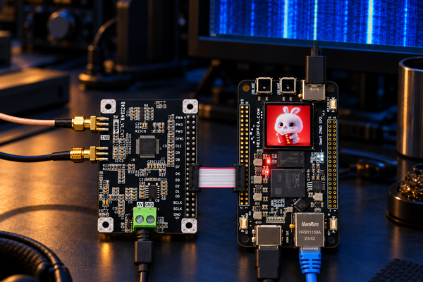 HF MultiChannel RX with only Two Commercial Boards