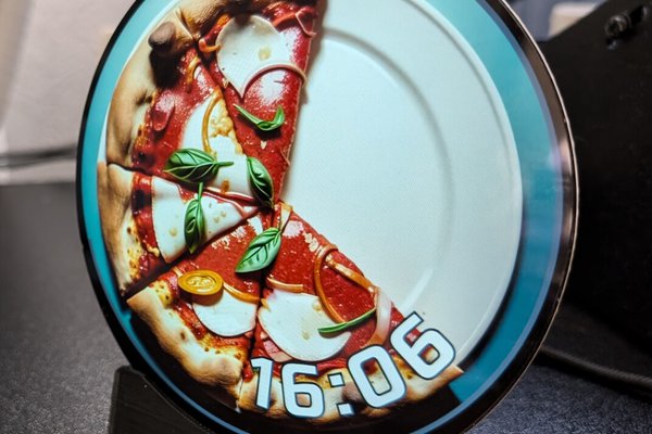 Pizza Clock