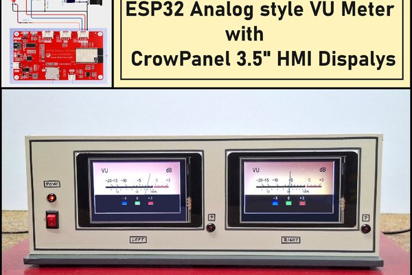 ESP32 Analog VU Meter