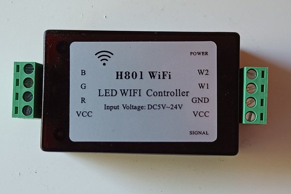 H801 WiFi to TASMOTA