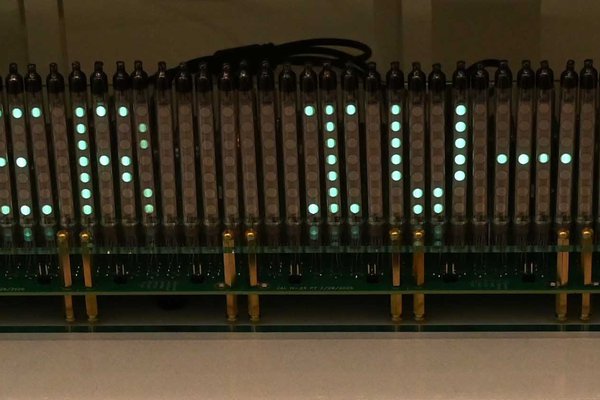 128 IV-25 tube VFD clock, Claude wrote all code