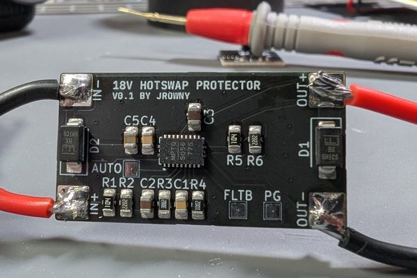 Magnetic Connector HotSwap Protection Board
