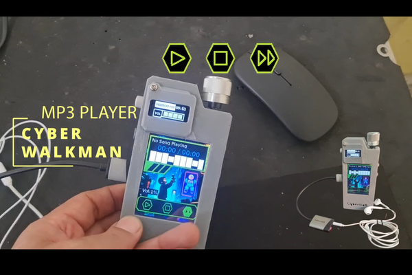 Cyber WalkMan :Cyberpunk-style Multi-Display Music