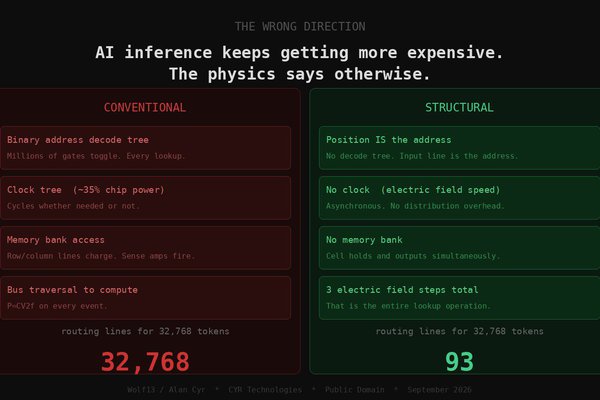 Scalable Structural Token Lookup for AI inference